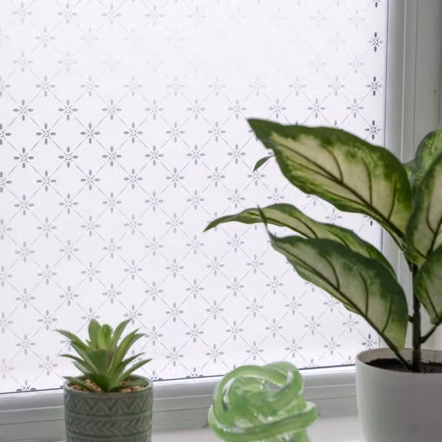 d-c-fix Ally Static Cling White Privacy Vinyl Window Wrap