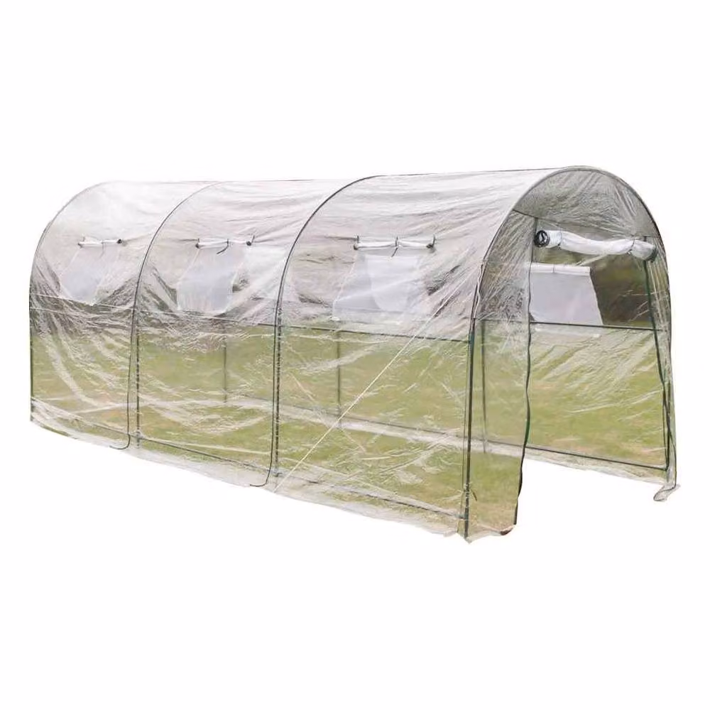 Berkfield Home Large Portable Outdoor Greenhouse with Steel Frame and Transparent Cover – 2