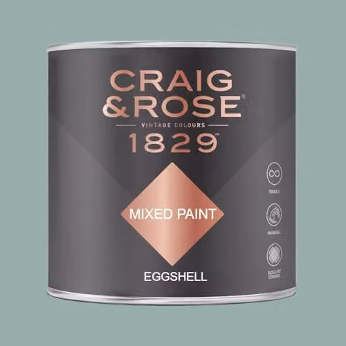 Craig & Rose 1829 Eggshell Paint Stop Morris Blue 750ml