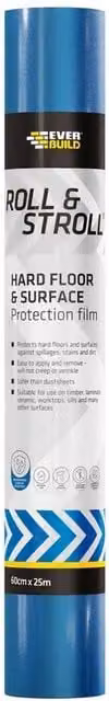 Sika Roll & Stroll Transparent Plastic Hard Surface Protector Film with Tape – 1
