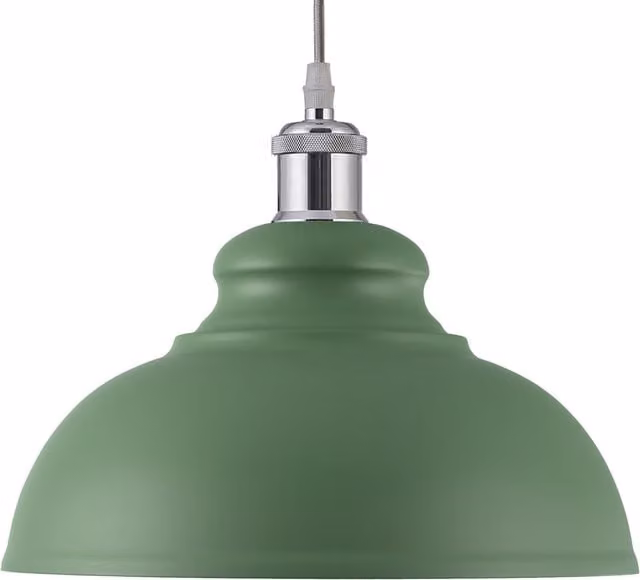Innoteck Retro Industrial Green Metal Dome Pendant Lampshade