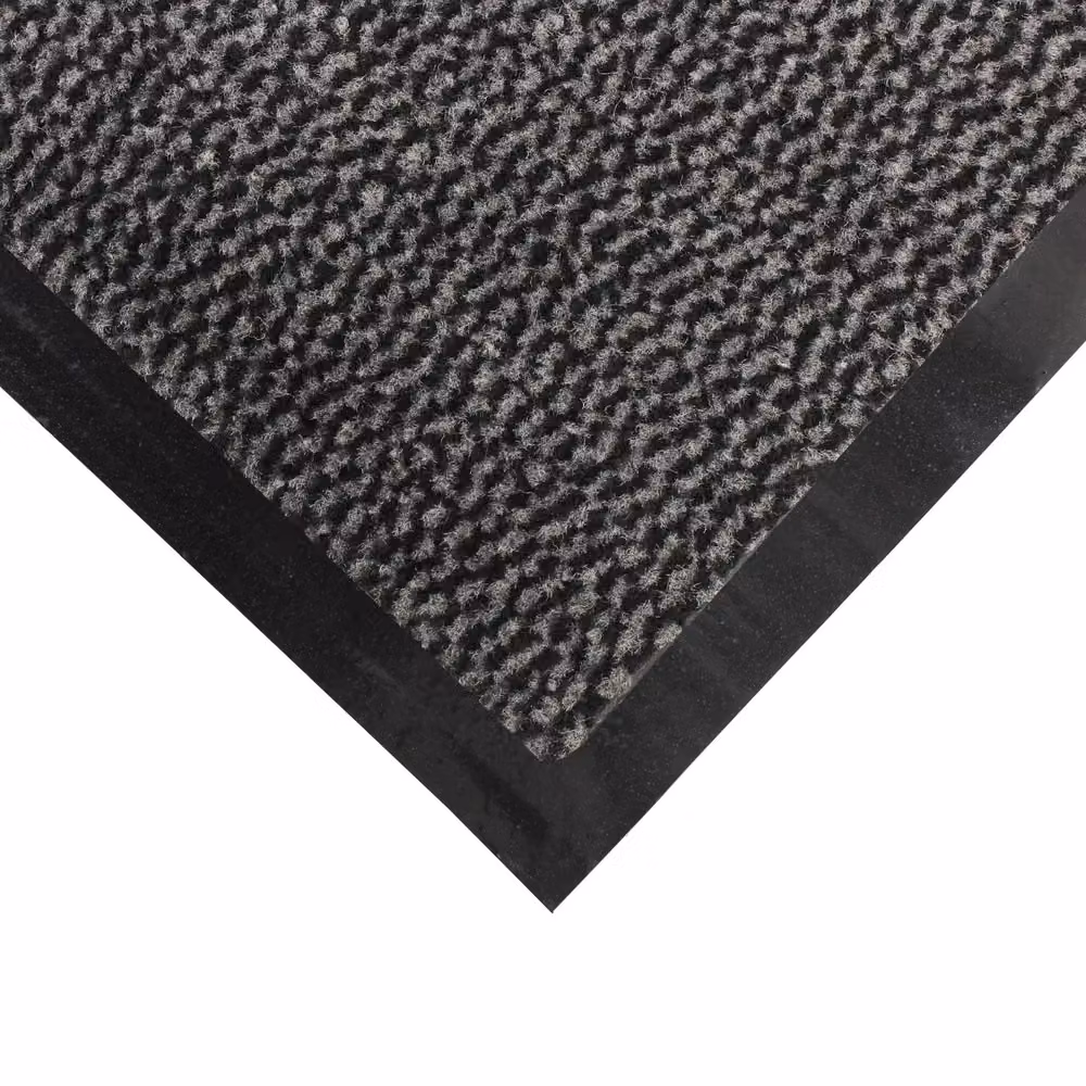 JVL Heavy Duty Dirt Repellent Barrier Door Mat, Grey and Black, W: 60 cm, L: 150 cm – 2