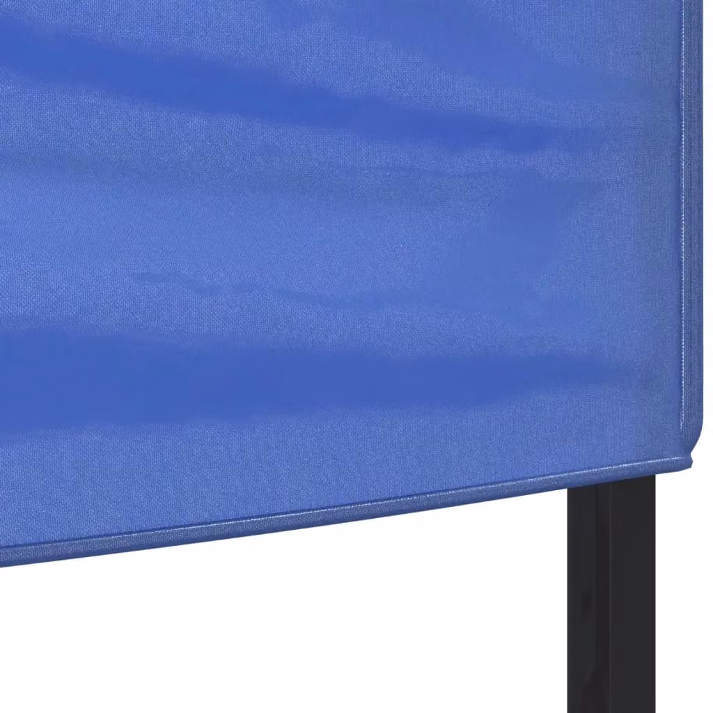Berkfield Home Blue and Silver Folding Party Tent W: 2 m, D: 2 m, H: 2 m – 3