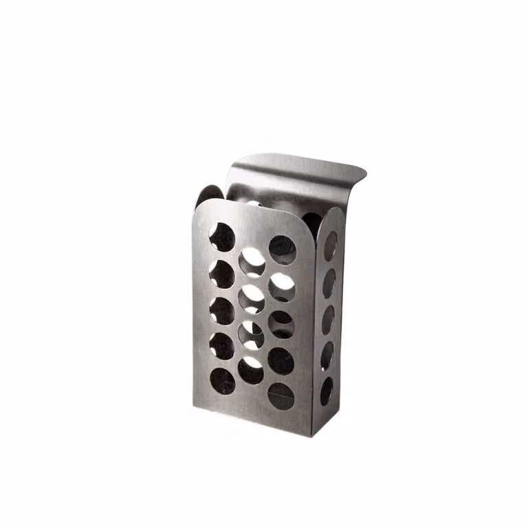 Happysinks Stainless Steel Slatted Cutlery Basket in Silver and Sand