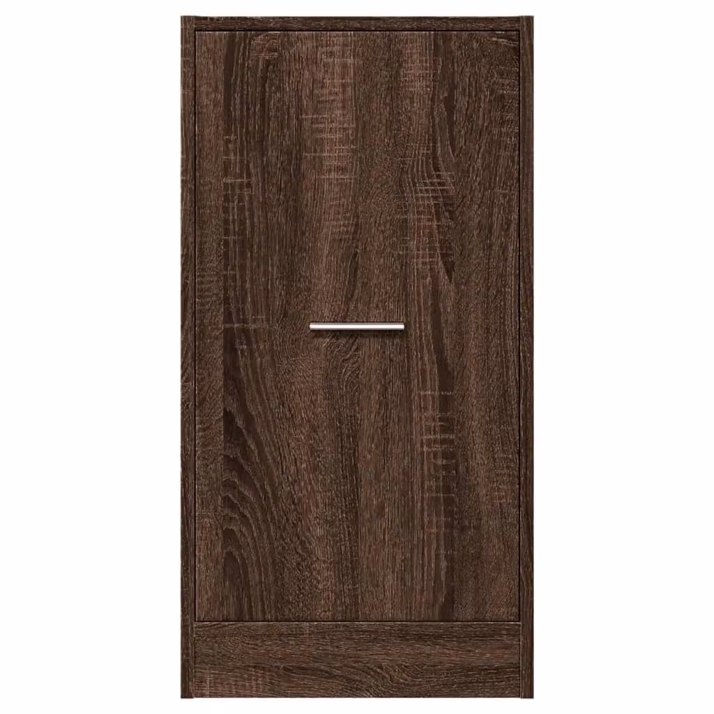 Berkfield Home Apothecary Cabinet in Brown Oak, W/D/H: 40 x 41 x 77.5 cm – 4