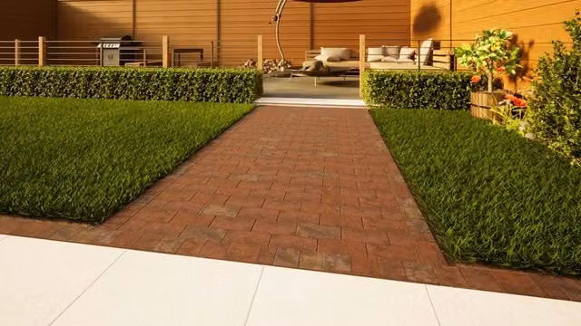 PBSL Group Romsey Antique Brown Ceramic Field Tile for Garden and Floor, W/D/H: 21 x 10 x 5 cm