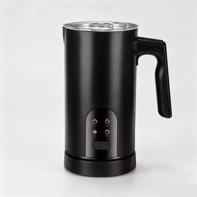 NESTLUNE 4-in-1 Electric Milk Frother and Auto Milk Steamer, 590 ml, Black – 1