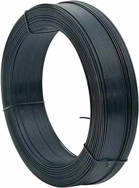 Berkfield Home Plastic Coated Steel Fence Binding Wire, Blackish Green, 250 m, 0.9/1.4 mm