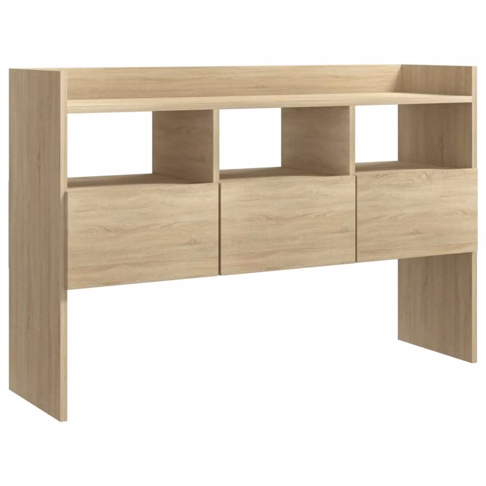 Berkfield Home Sonoma Oak Sideboard in Brown, W/D/H: 105 x 30 x 70 cm – 2