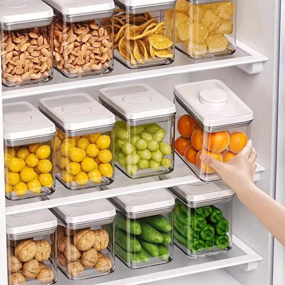 PAWNORA Set of 4 Airtight and Leakproof Plastic Food Storage Containers in Transparent – 3