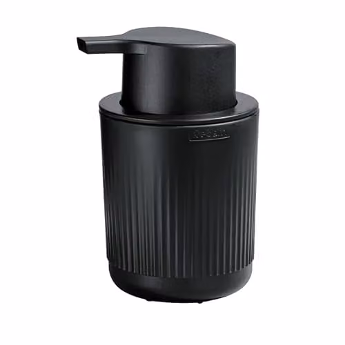 ReBorn Recycled Refillable Pump Soap Dispenser, Black, 250ml – 1