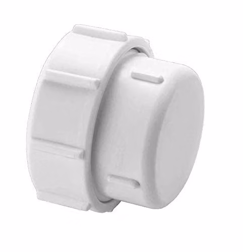 McAlpine Z23U Multifit Universal 50mm 2 inch Waste Pipe End Cap Blank Off in White
