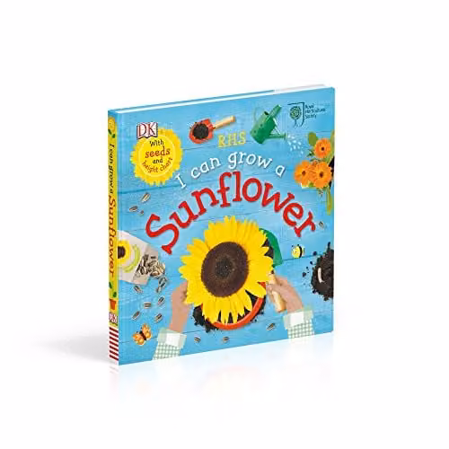 DK RHS I Can Grow A Sunflower Life Cycle Board Book, Multicolour – 2