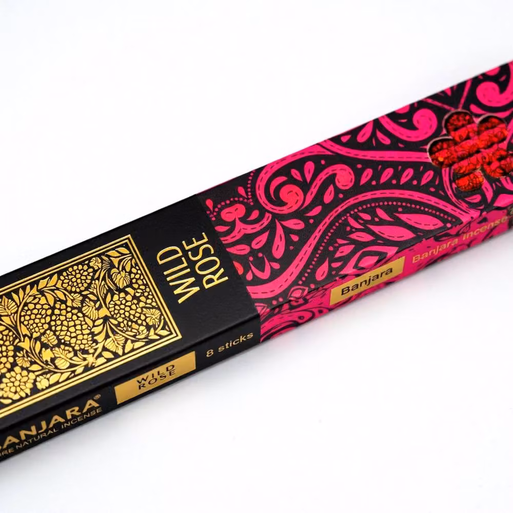 KDMD Banjara Extra Long Wild Rose Smudge Stick in Pink – 3