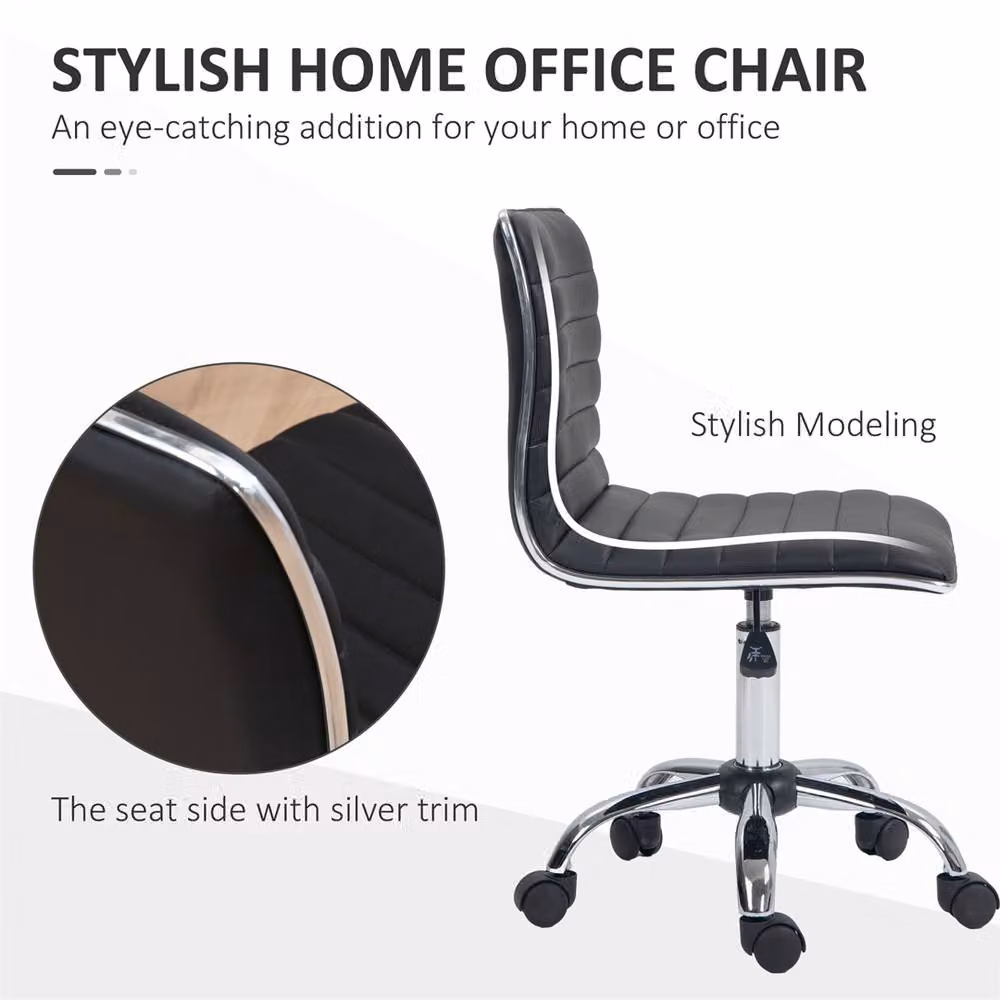 Kelvenix Ergonomic Executive Office Chair in Black Synthetic Leather – 3