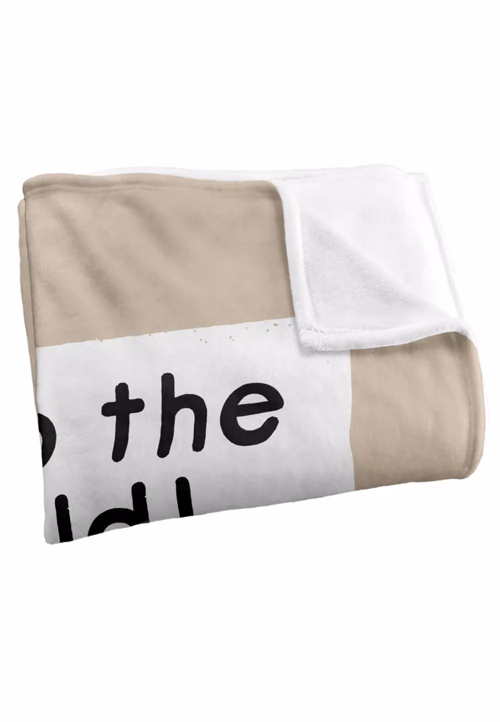 Bcreative David Olenick Do-Re-Mi-Fa Sodium Silky Touch Super Soft White Fleece Throw Blanket W: 152 cm, D: 127 cm – 3