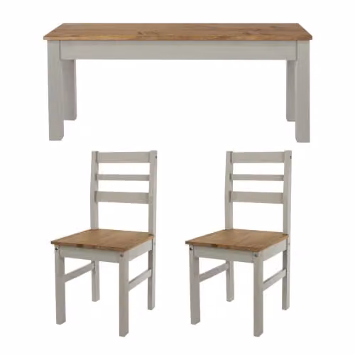 Core Products Aspen Rectangular Wood Dining Table Set – 3