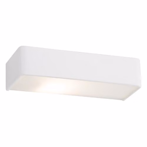 Netlighting Rodan Argon Modern White Flush Wall Lamp, Diameter: 20 cm, E27 60 W