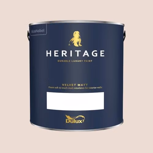 Dulux Trade Heritage Matt Paint in Powder Pink, 2.5l – 2