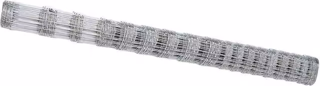 Berkfield Home Field Fence Galvanised Steel in Silver, H 150 cm x W 10 m