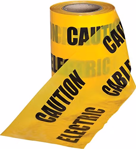 Prosolve ELECT Underground Warning Tape for Electric Cables in Yellow