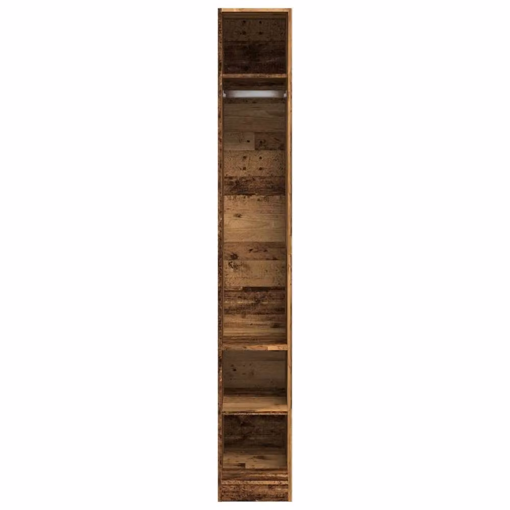 Berkfield Home Old Wood Wardrobe in Brown, W/D/H: 30 x 50 x 200 cm – 3