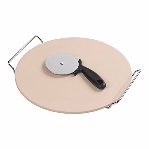 Tala Performance Ceramic Round Pizza Stone with Cutter, Diameter: 35 cm – 2