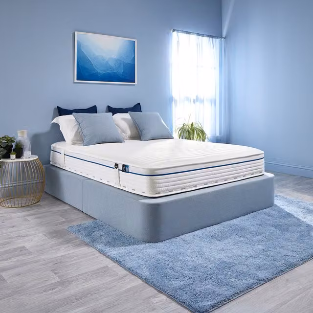 Jay-Be Bio Cool Hybrid 2000 Pocket Sprung Mattress, White, W: 120 cm, D: 200 cm