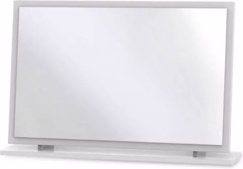 Welcome Monaco Large Rectangular Tabletop Dressing Table Mirror in White