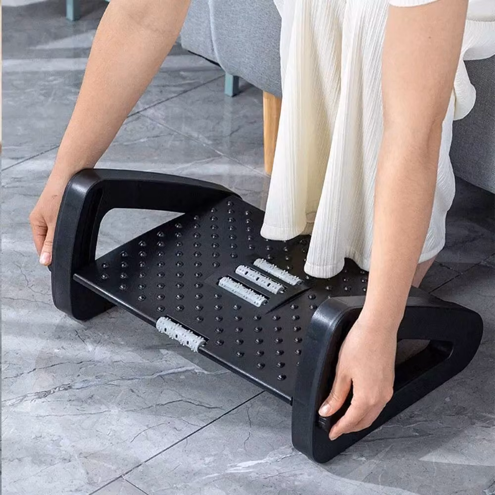 FORGEVIO Adjustable Office Foot Rest Under Desk Computer Footrest in Black – 5