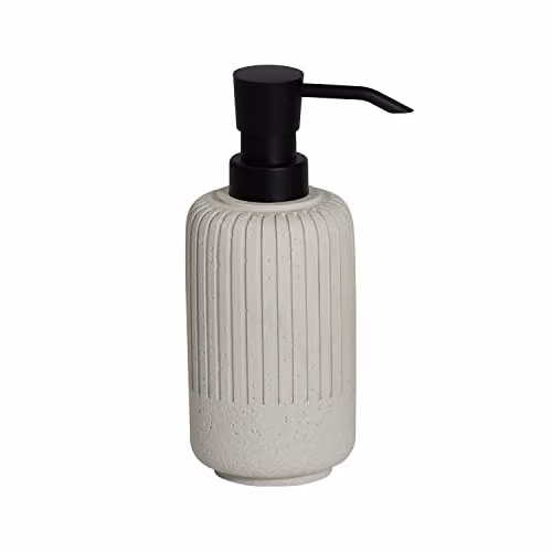 Showerdrape Alexandria Stone Liquid Soap Dispenser in Beige – 1