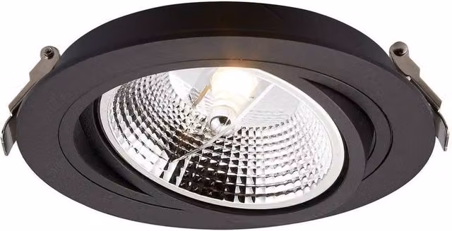 Netlighting Chuck Recessed Downlight, Black, GU10 – 2
