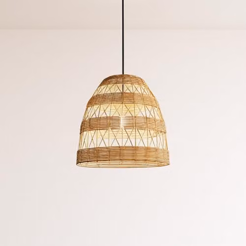 CGC Lighting Mosi Natural Rattan Round Lampshade – 2