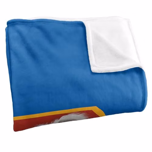 Warner Bros. Superman 2025 Krypto Shield Super Soft Fleece Throw Blanket, Multicolour, W: 91.44 cm x D: 147 cm – 2