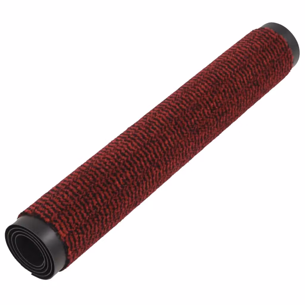 Berkfield Home Red Rectangular Tufted Dust Control Mats, 2 Pack, W/D: 40 x 60 cm – 2