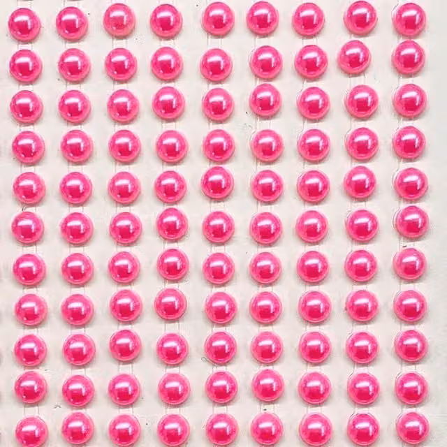Syntego 400 Neon Pink Round Plastic Wedding Pearls