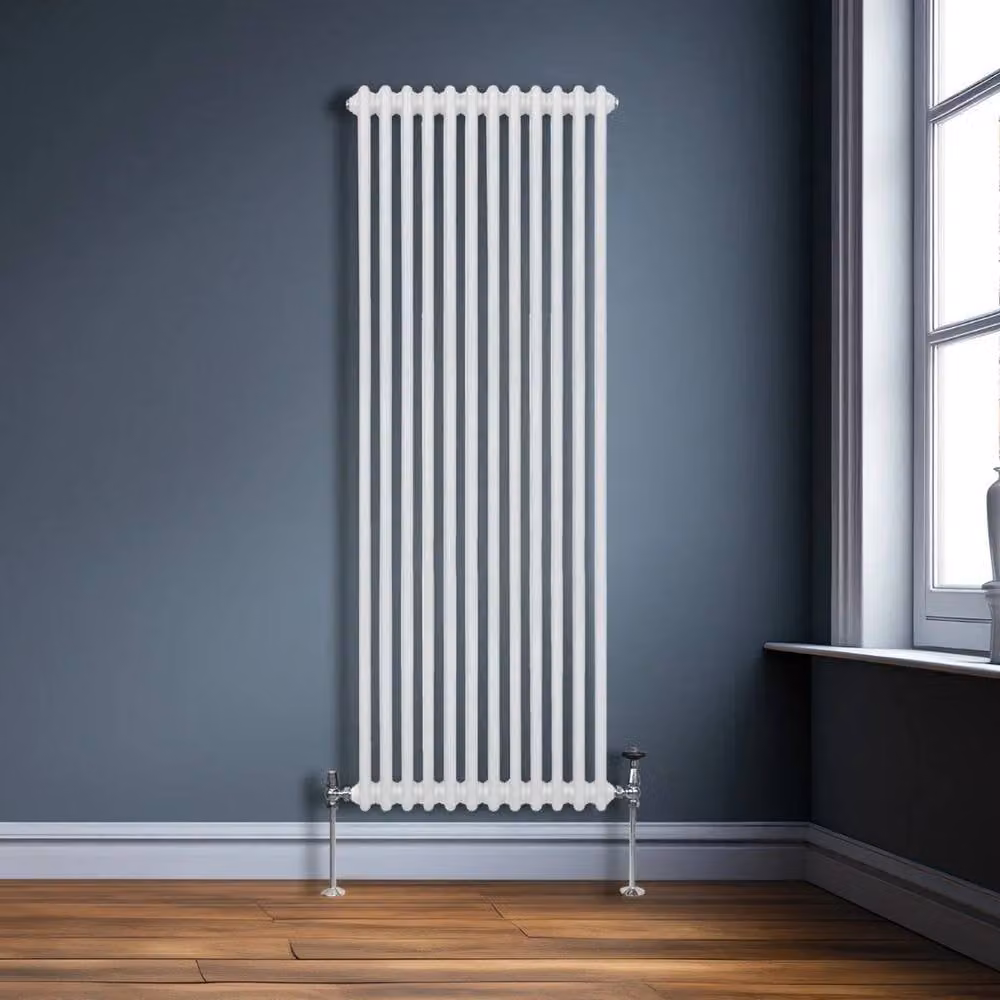 Monstershop Traditional 2 Column Steel Radiator in White, H 180 cm x W 56.2 cm x D 7 cm – 2