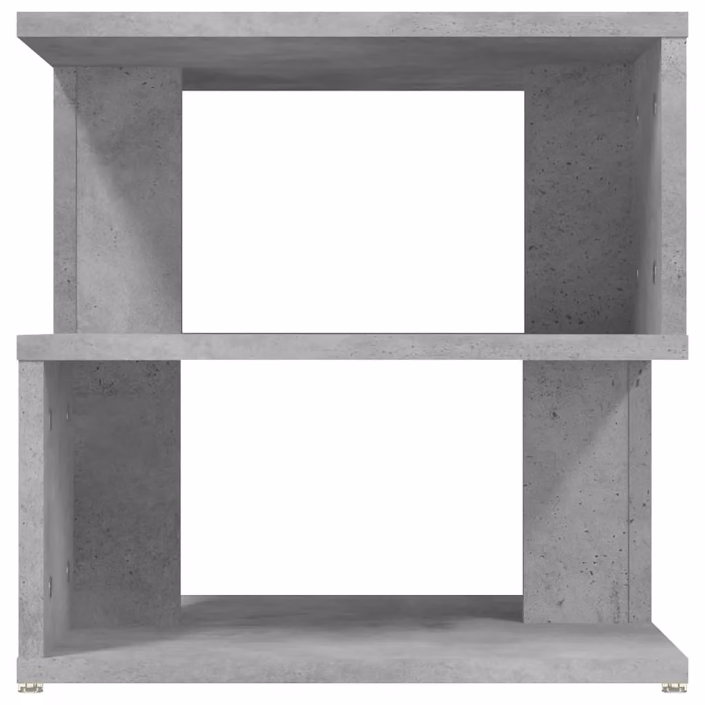 Berkfield Home Modern Square Side Table in Grey, W/D/H: 40 x 40 x 40 cm – 4