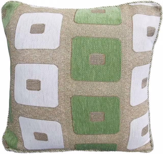 Intimates Green Glitter Square Cushion