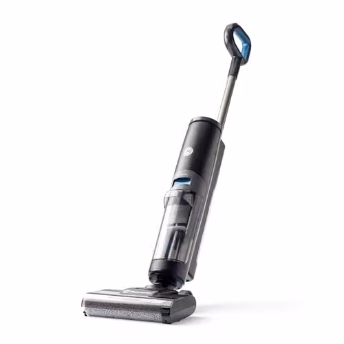 Vacmaster EasyClean HSC Blue Cordless All-in-One Wet and Dry Hard Floor Vacuum and Mop with Self-Clean Cycle and LED Display – 1
