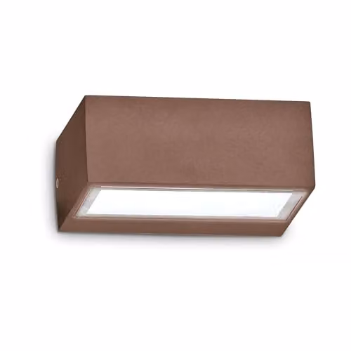 Ideal Lux Brown Up and Down Outdoor Wall Lamp with G9 Socket and IP44 Rating