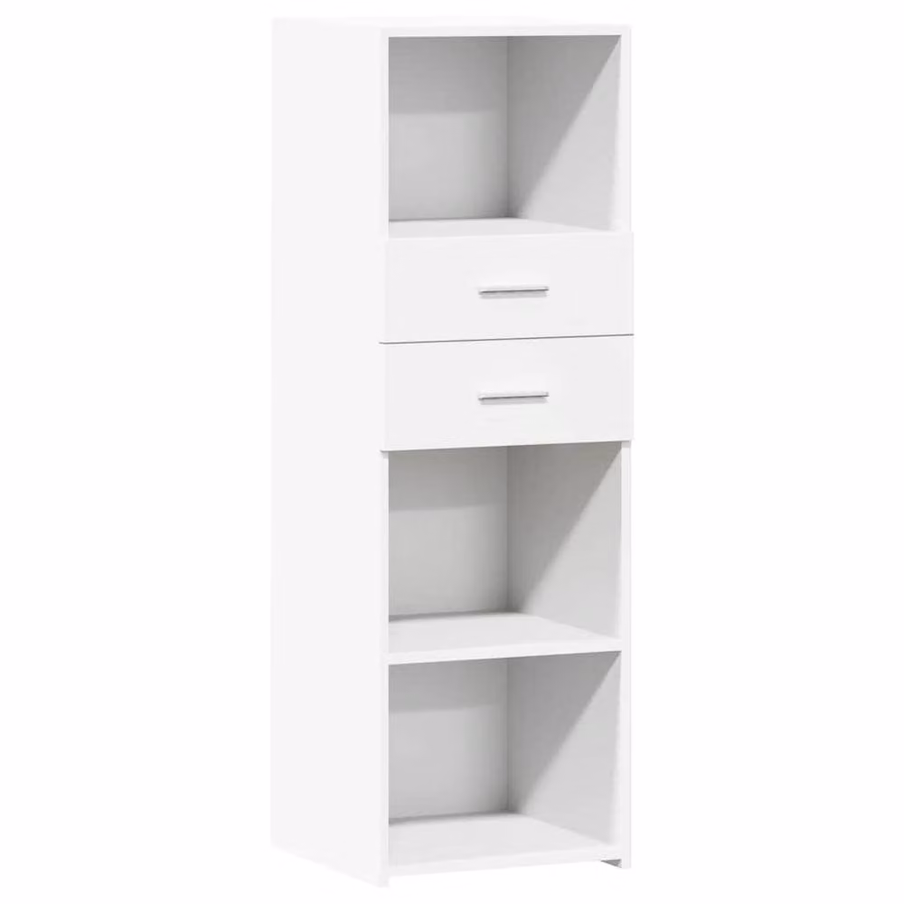 Berkfield Home Modern White Highboard in MDF, W/D/H: 40 x 42.5 x 124 cm – 2