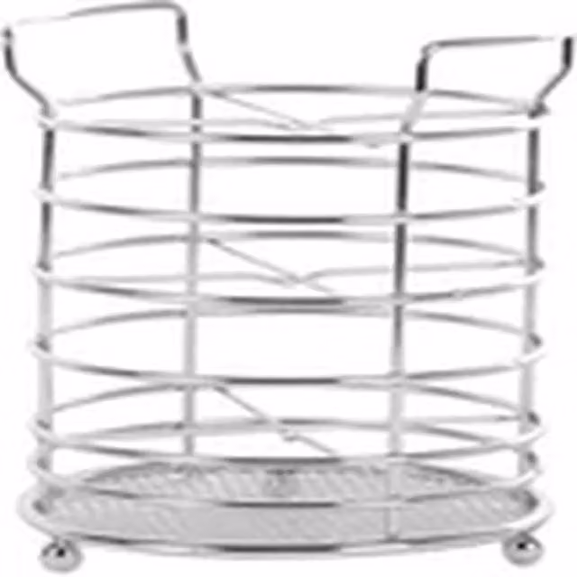 EONLION Silver Chrome Wire Metal Cutlery Holder