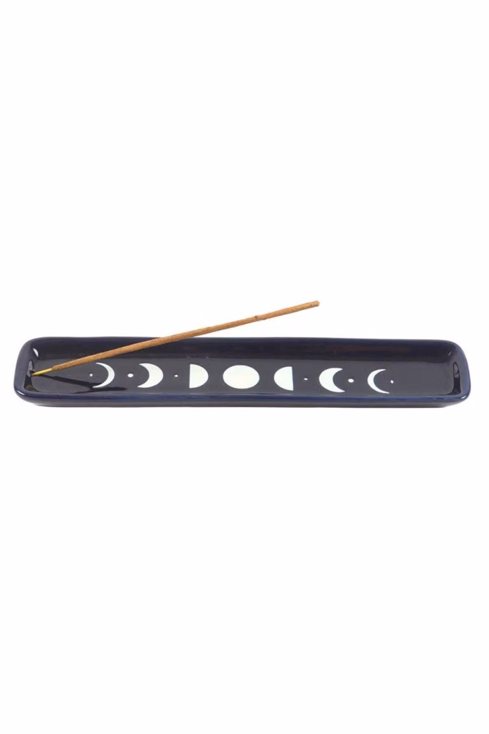 KDMD Blue Moon Phase Ceramic Incense Ash Catcher in Blue – 2