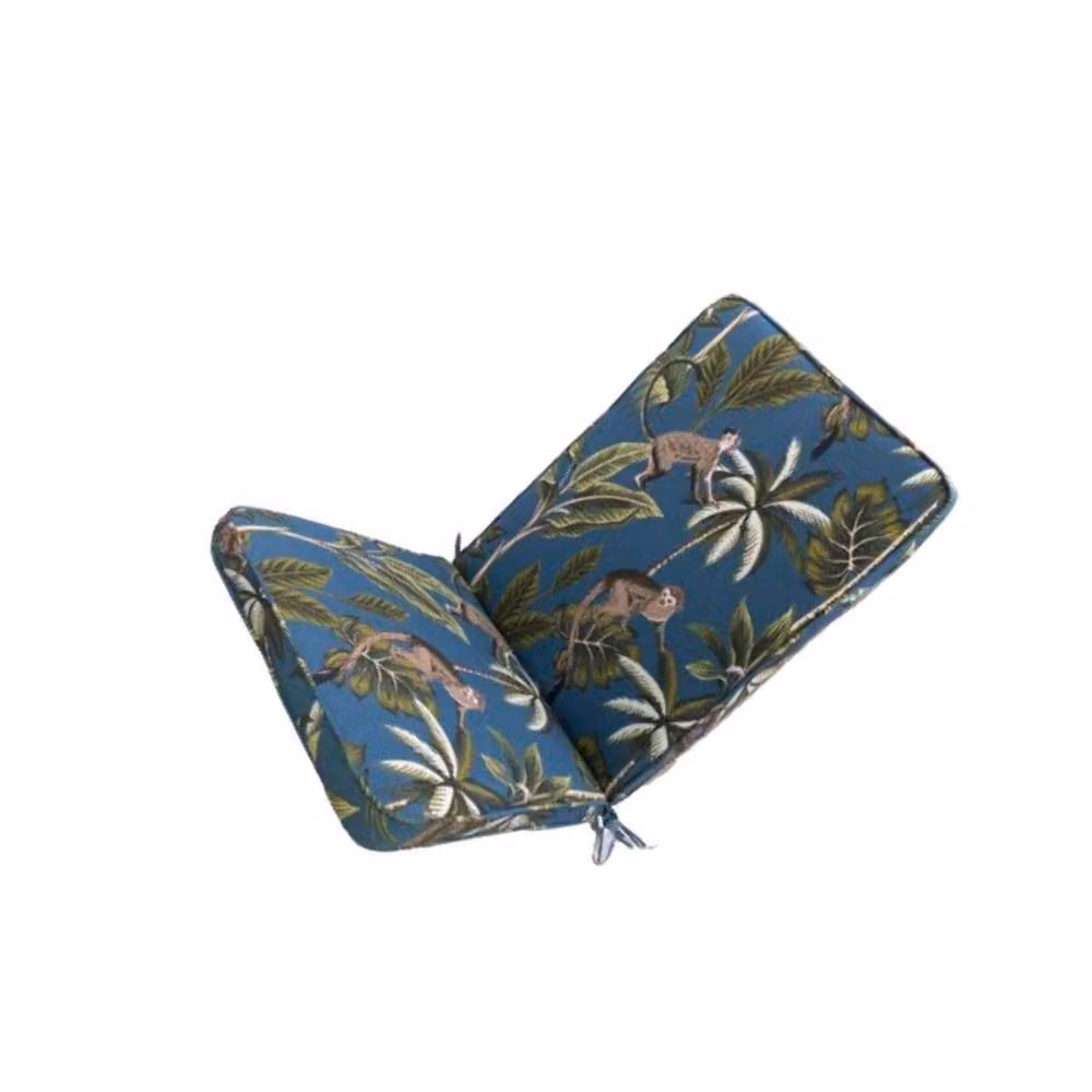 Glendale Garden & Leisure Ltd Tropical Blue Low Recliner Outdoor Fabric Cushion – 2