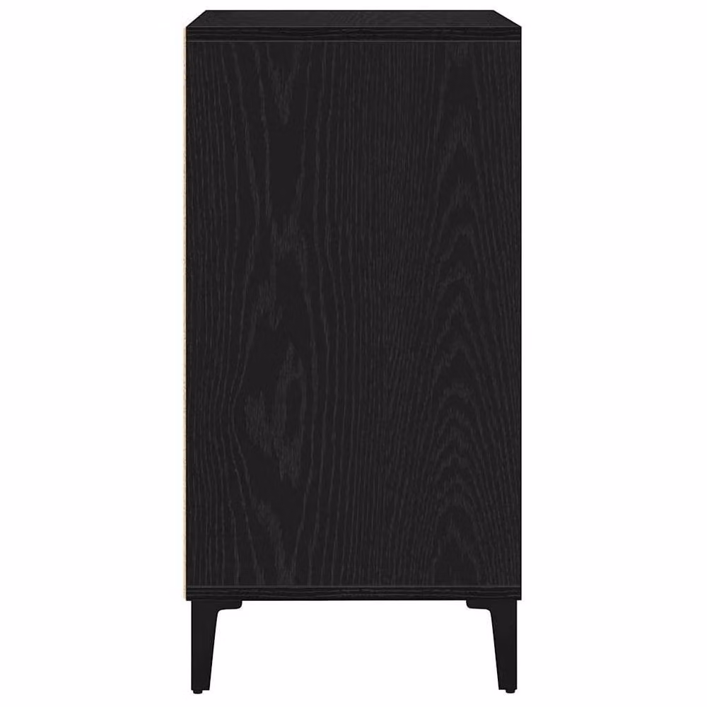 Berkfield Home Black Oak Sideboard, W/D/H: 57 x 35 x 70 cm – 3