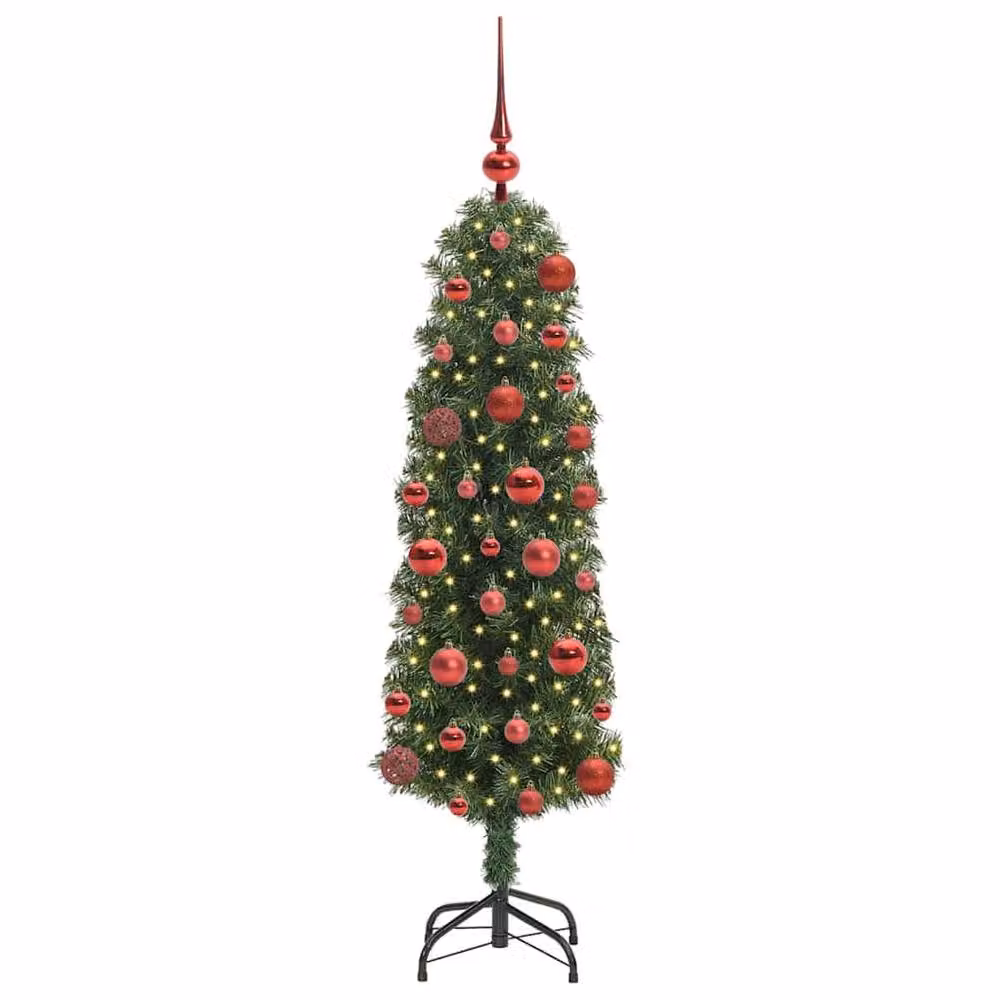 Berkfield Home Artificial Green Christmas Tree with 150 LEDs and Stand, Height: 120 cm – 3