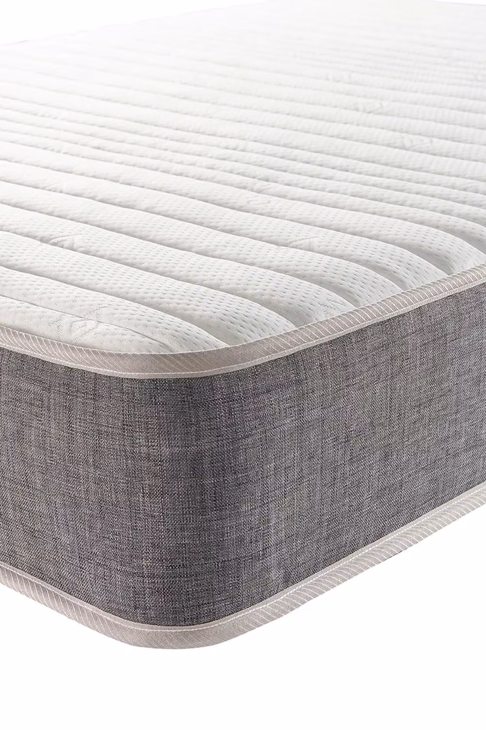 Aspire Pocket Spring Mattress in White and Grey, W/D/H: 120 x 200 cm – 2
