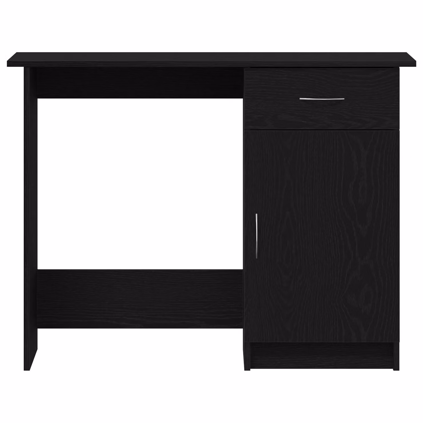 Berkfield Home Modern Writing Desk in Black Oak Engineered Wood W/D/H: 100 x 50 x 76 cm – 5