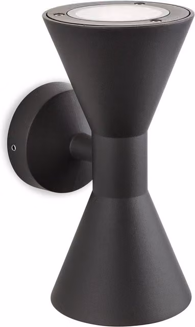 Firstlight Sands Up and Down Outdoor Wall Light, Black or White, IP54, GU10